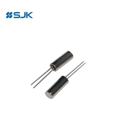 32.768KHz SJK थ्रू-होल क्रिस्टल यूनिट 2*6mm या 3*8mm ट्यूनिंग फोर्क क्रिस्टल इंडस्ट्रियल के लिए