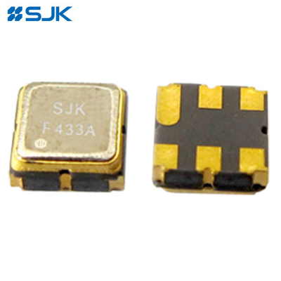 SMD DCC6 SAW फिल्टर 3.8 X 3.8 वाइड फ्रीक्वेंसी रेंज RoHS अनुरूप