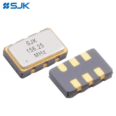 SMD 5032 LVPECL आउटपुट डिफरेंशियल ऑसिलेटर 6 पिन 2.5V या 3.3V के साथ संचार उपकरण के लिए