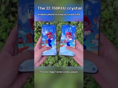 SJK 7015SMD 32.768KHz ट्यूनिंग फोर्क क्रिस्टल 0.8pF टाइप शंट क्षमता 20ppm MC-146 क्रॉस